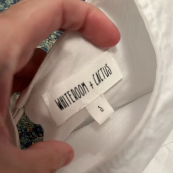 Whiteroom + Cactus Open Back Crop Top Small - Picture 4 of 5